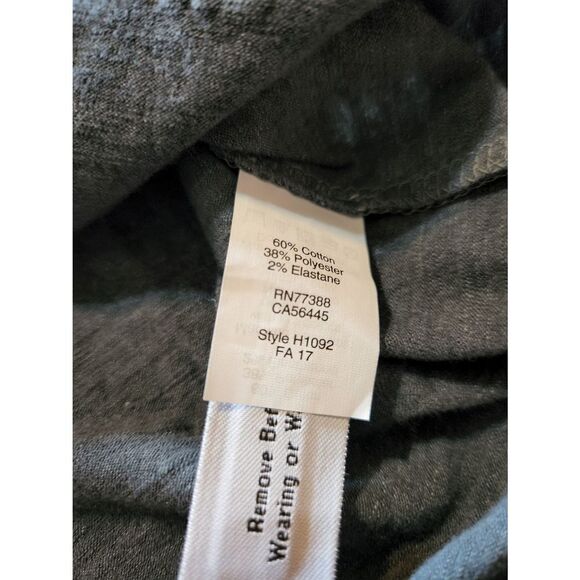 Madewell Boxy Turtleneck Top in Gray Size XXS - Picture 4 of 4